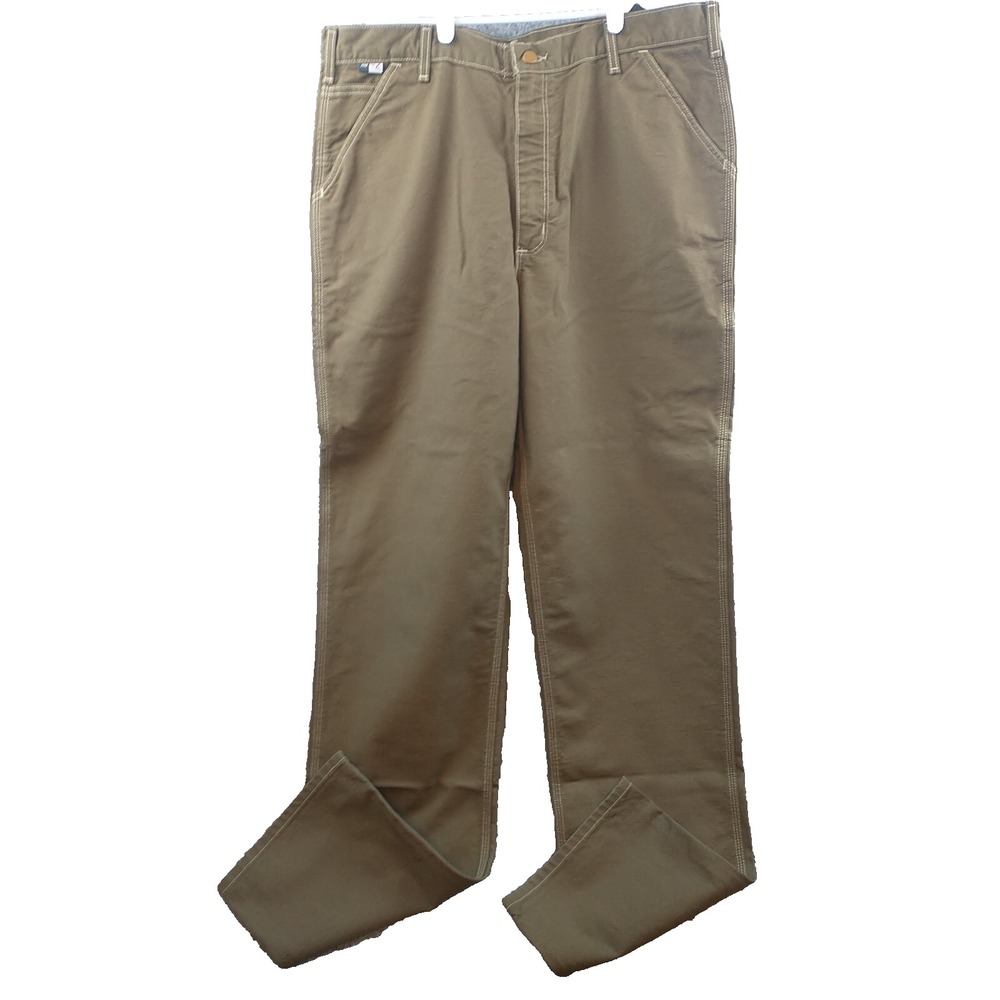 Carhartt FR Flame Resistant Pants 36x40 Dark Khaki Original Fit 101663-246 NWT
